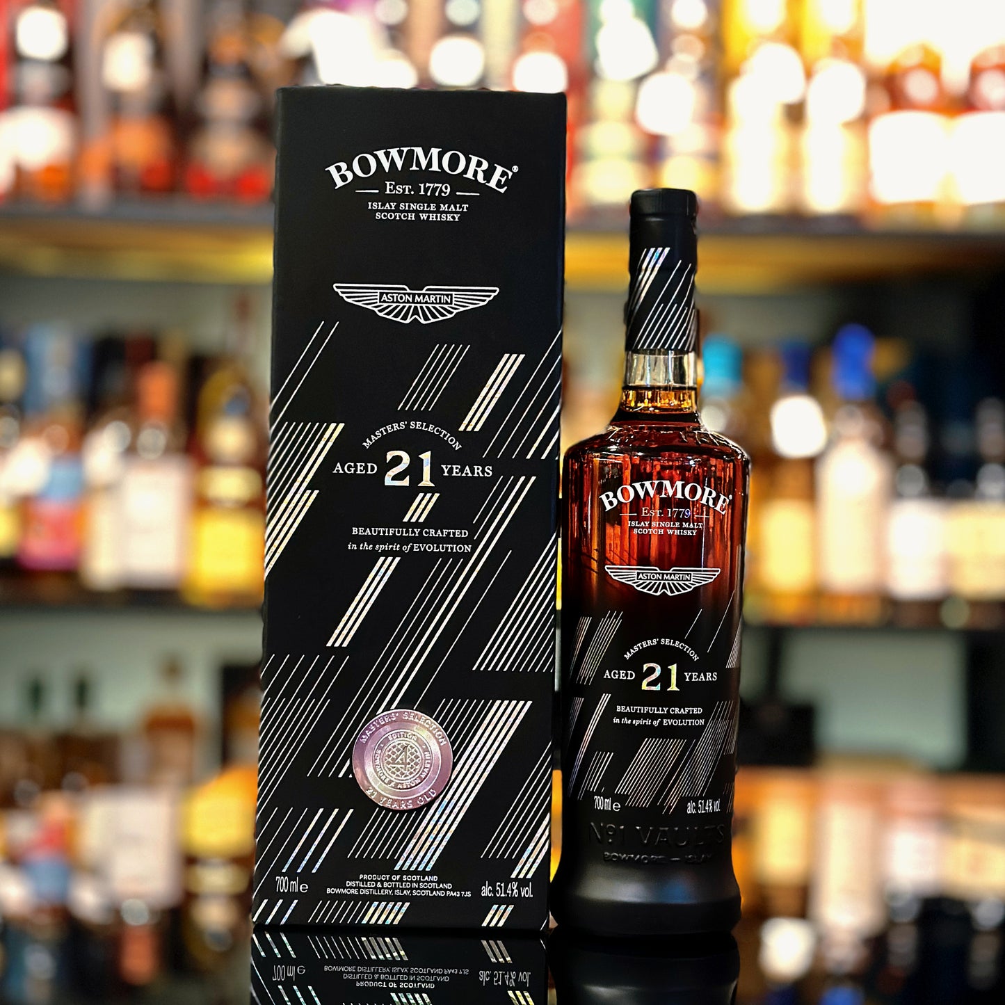 Bowmore 21년산 Aston Martin Masters' Selection 싱글 몰트 스카치 위스키(4번째 에디션)