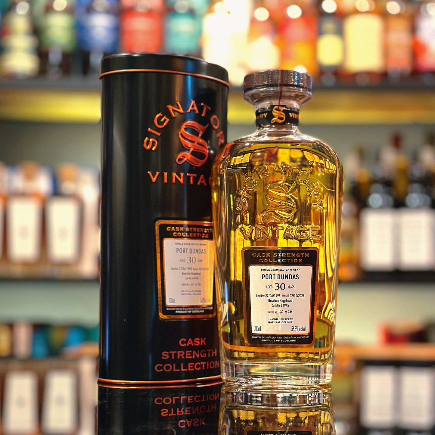 Port Dundas 30 Year Old 1995-2025 Bourbon Hogshead #64945 Symington's Choice by Signatory Vintage Single Grain Scotch Whisky