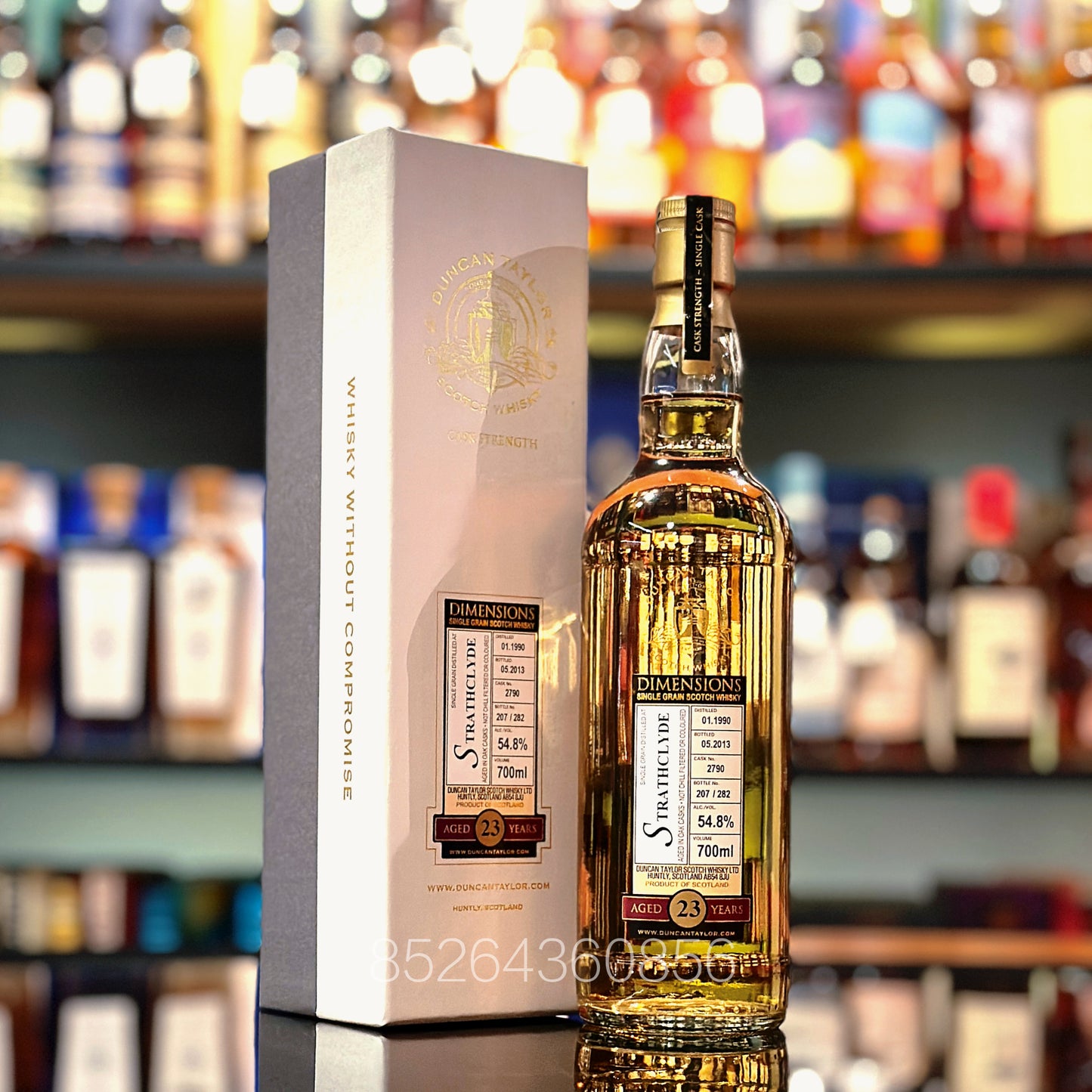 Strathclyde 23 Year Old 1990-2013 Cask #2790 by Duncan Taylor Single Grain Scotch Whisky