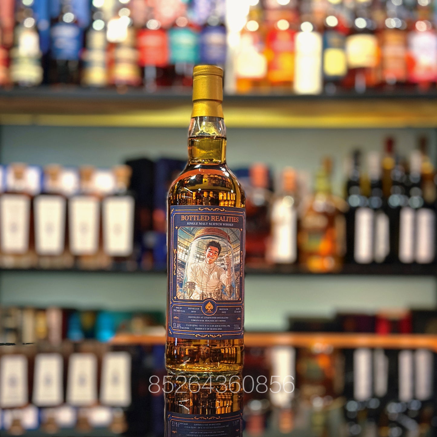 Linkwood 15 Year Old 2010 “Bottled Realities No. 4” by Club Qing Single Malt Scotch Whisky