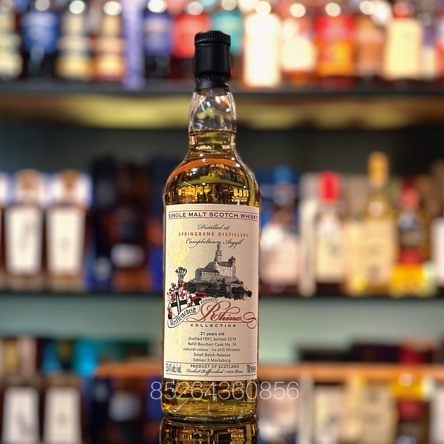 Springbank 21 Year Old 1997-2019 Refill Bourbon Cask #74 bottled for Laura Single Malt Scotch Whisky