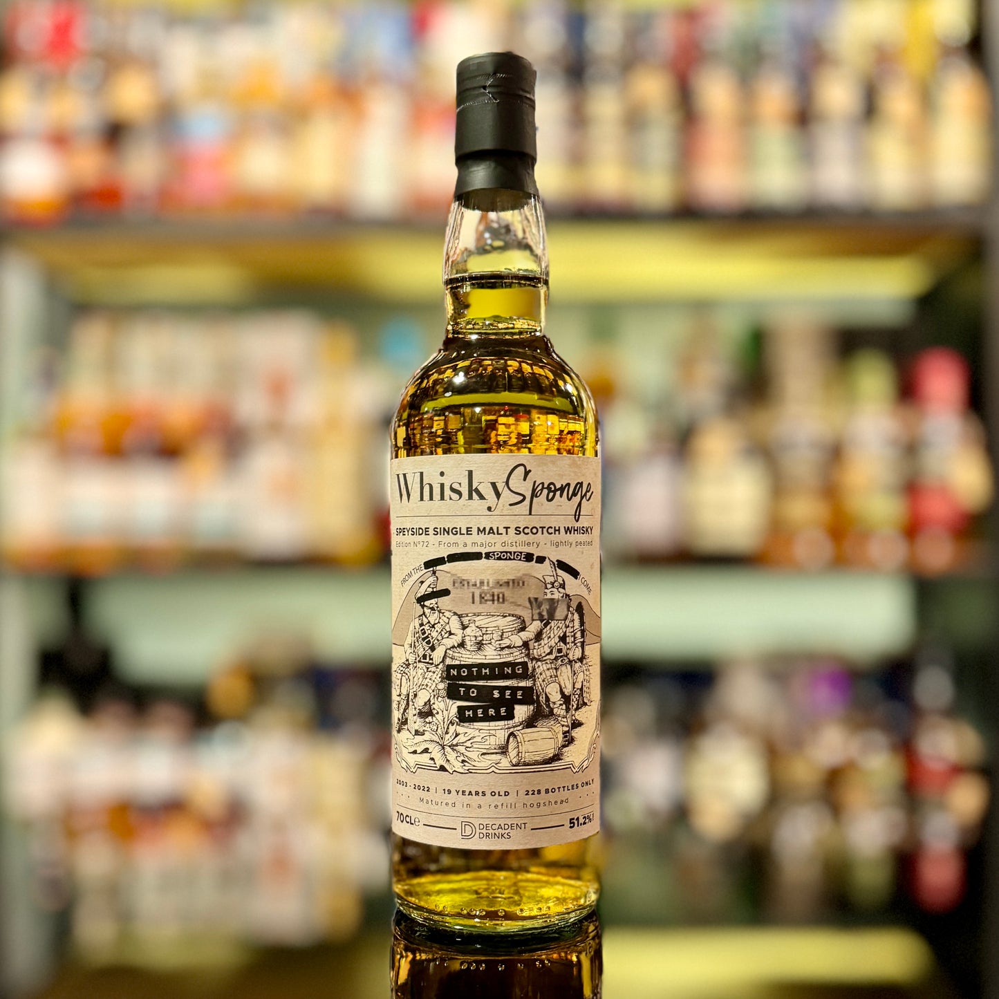 Secret Speyside 19 Year Old 2003-2023 Refill Hogshead #72 by WhiskySponge Single Malt Scotch Whisky