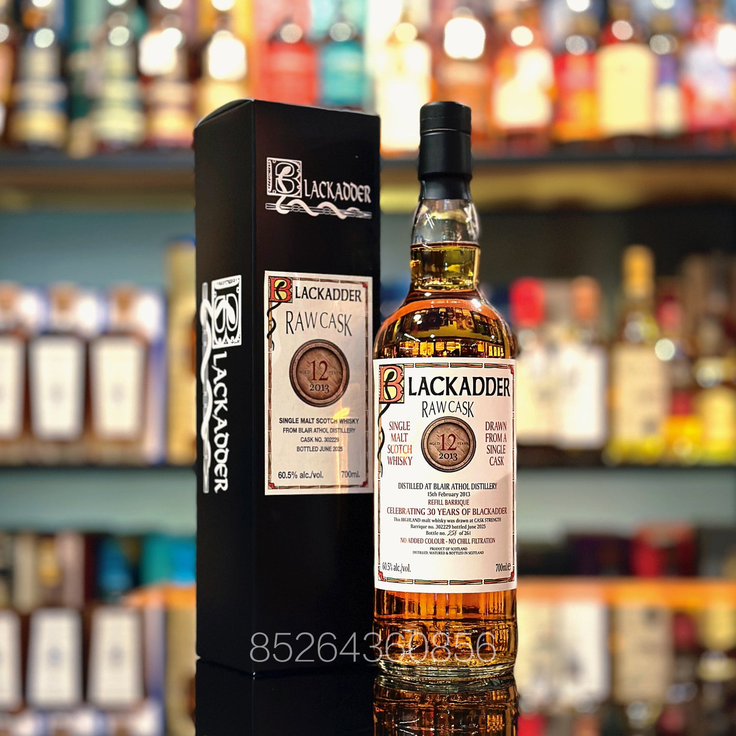 Blair Athol 12 Year Old 2013-2025 Refill Barrique #302229 Raw Cask by Blackadder Single Malt Scotch Whisky