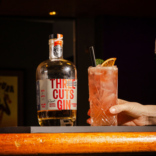 Three Cuts Pinot Barrel Rested Tasmanian Gin