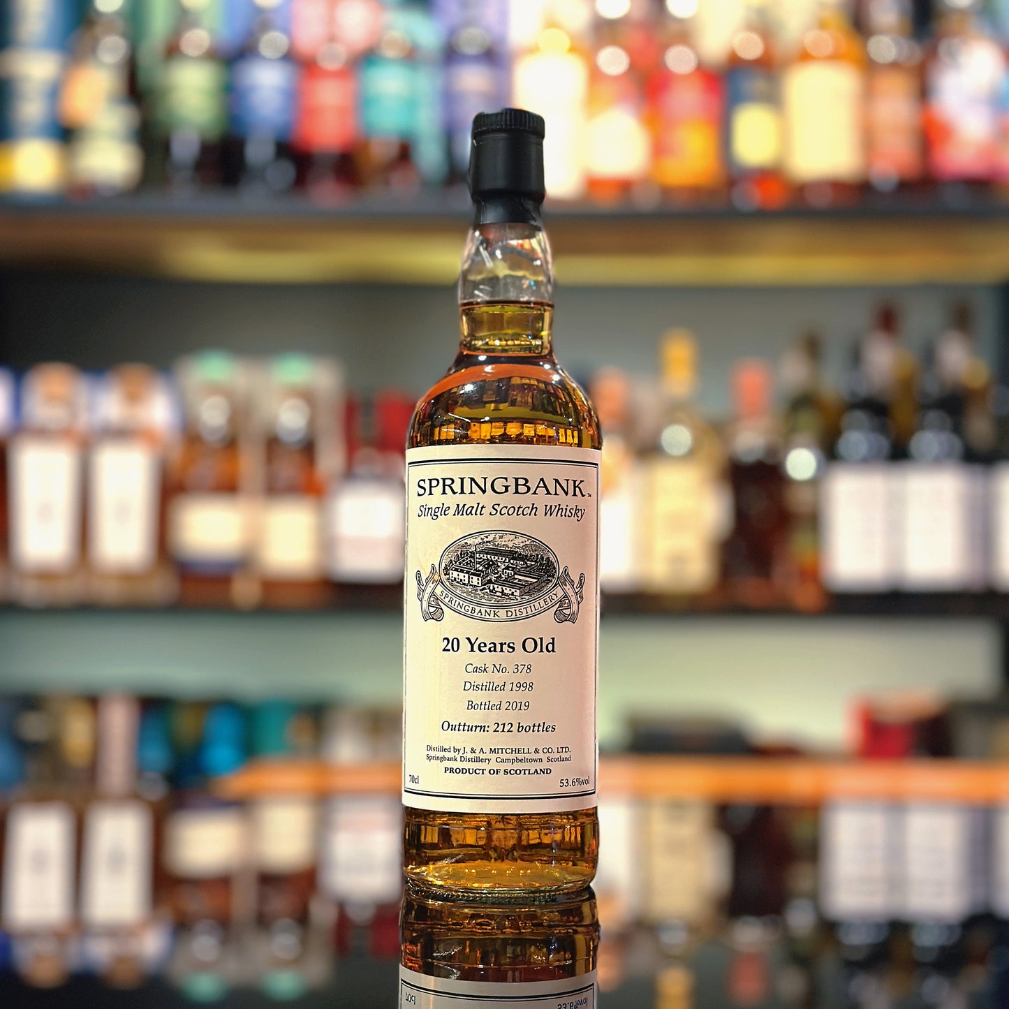 Springbank 20 Year Old 1998-2019 Cask #378 Single Malt Scotch Whisky