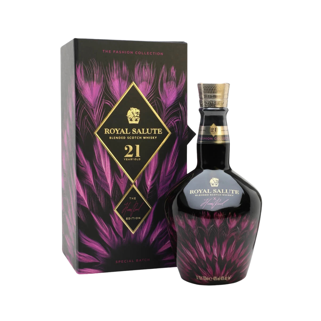 皇家禮炮21年「Harris Reed」限定版調和麥芽威士忌(粉色)