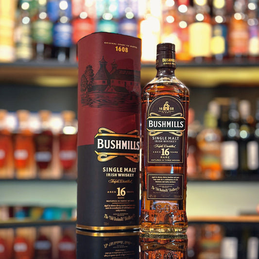 Bushmills 16 Year Old Single Malt Irish Whiskey (New Packaging)