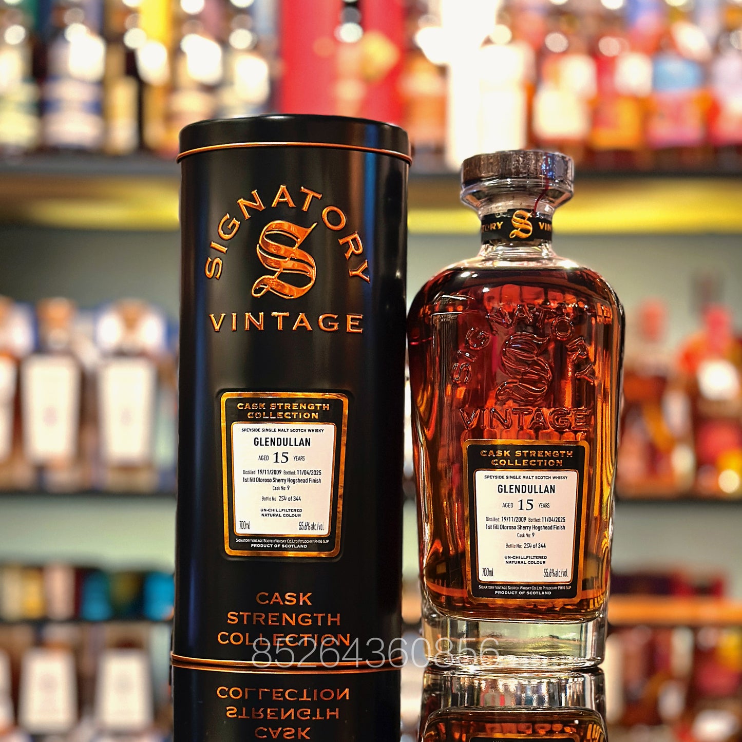 Glendullan 15 Year Old 2009-2025 First-fill Oloroso Sherry Hogshead #9 by Signatory Vintage Single Malt Scotch Whisky