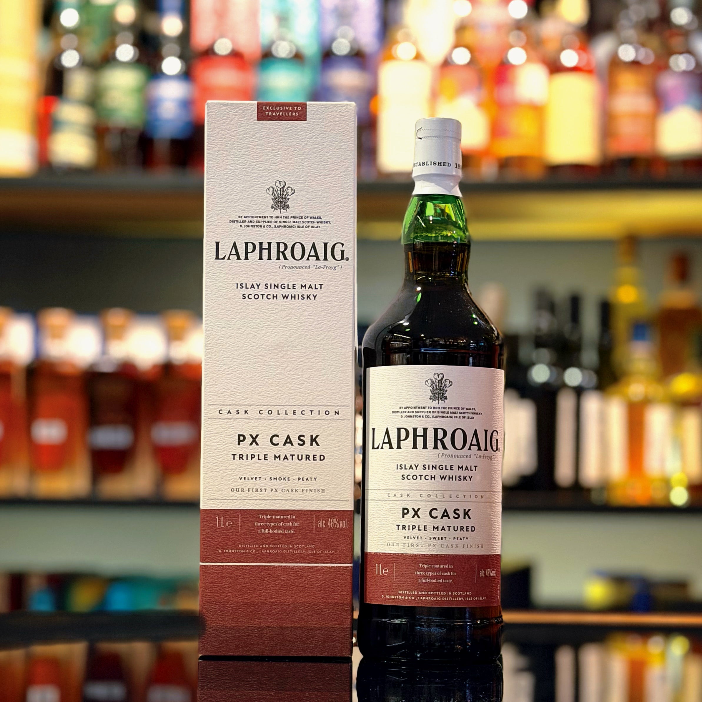 Laphroaig PX Cask Single Malt Scotch Whisky (1000ml) – The Central