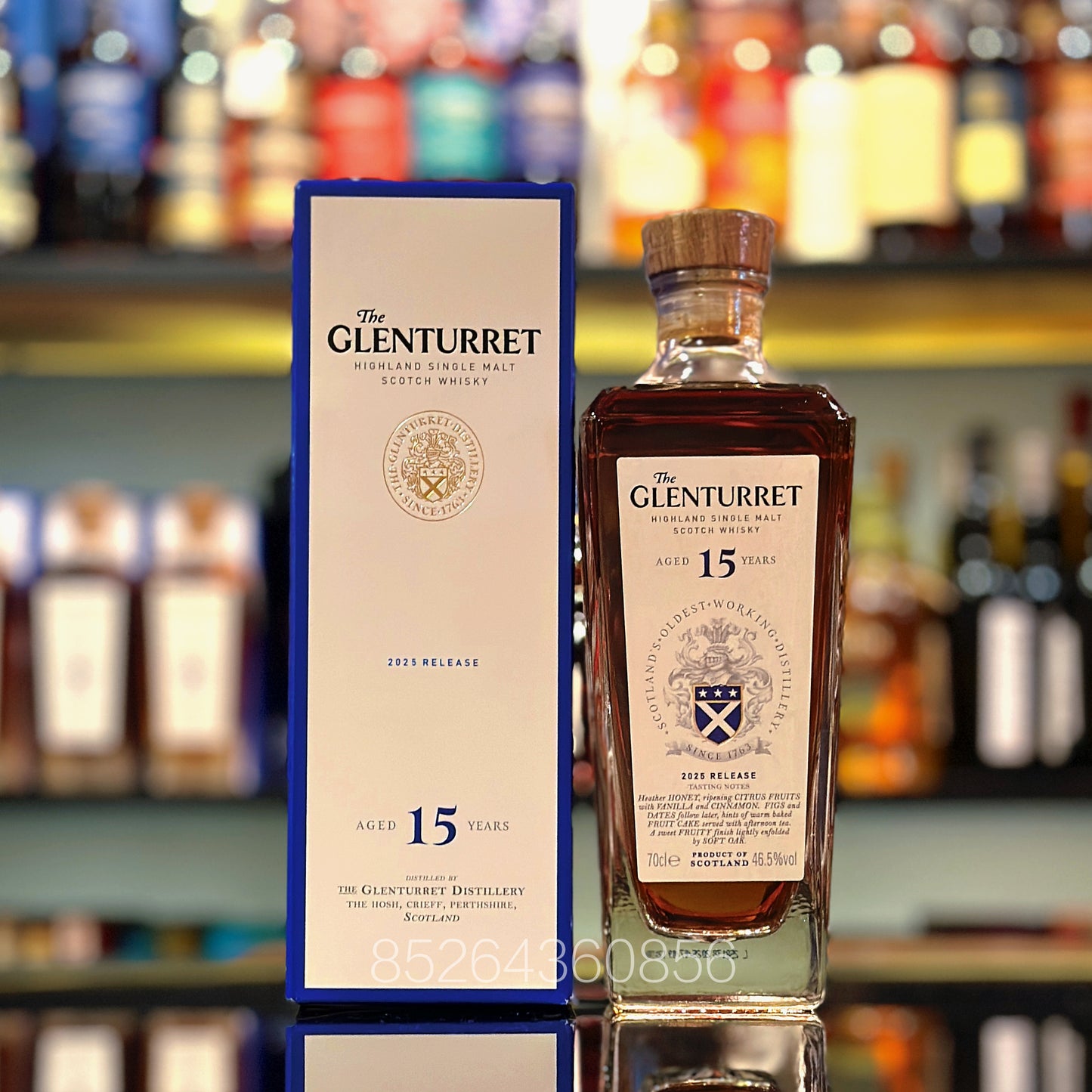 Glenturret 15 Year Old Single Malt Scotch Whisky (2025 Release)
