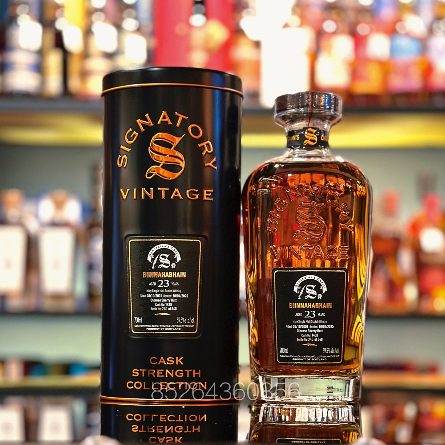 Bunnahabhain 23 Year Old 2001-2025 First-fill Oloroso Sherry Butt #1436 Symington Choice by Signatory Vintage Single Malt Scotch Whisky