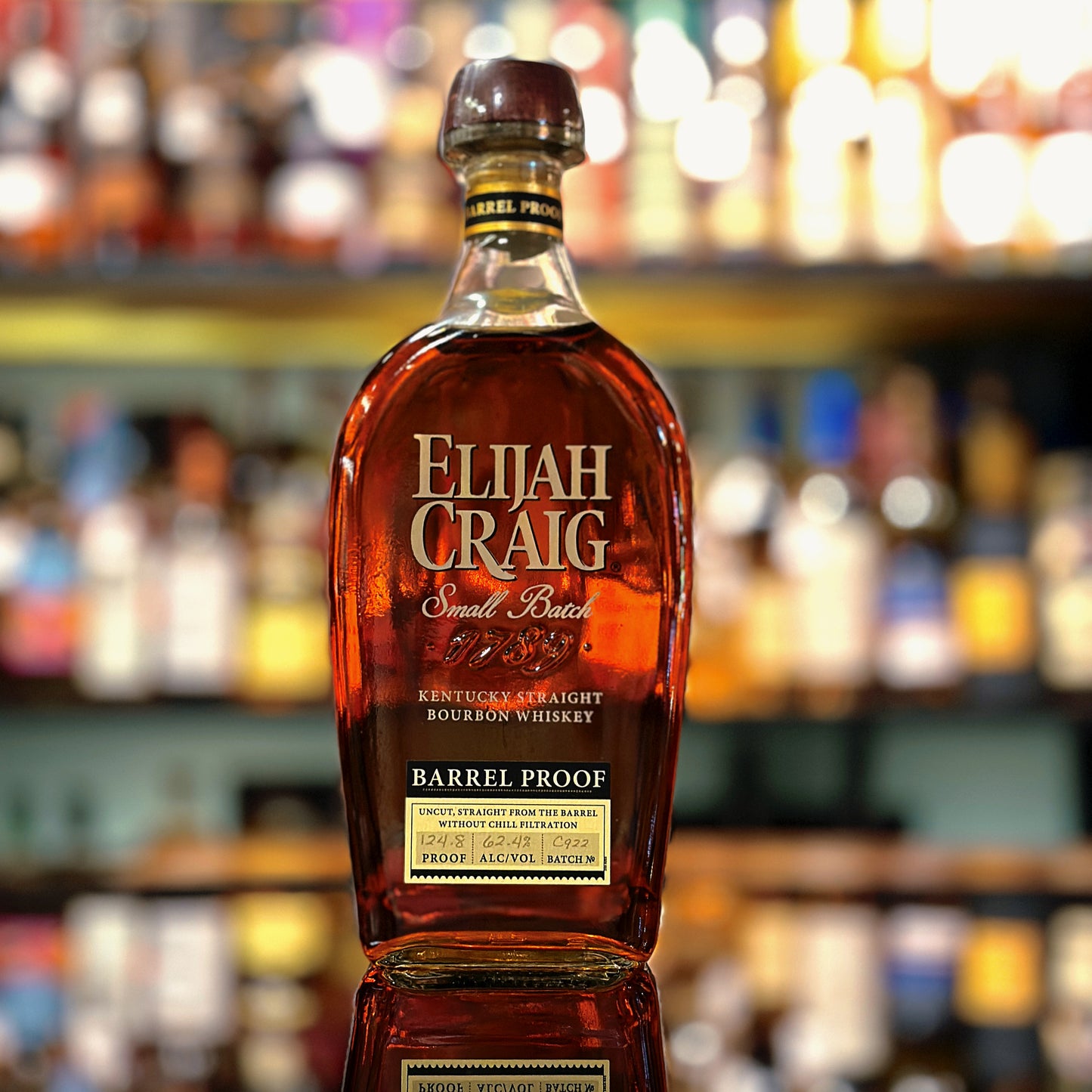 Elijah Craig 12 Year Old Barrel Proof Small Batch Kentucky Straight Bourbon Whiskey (Batch C922)