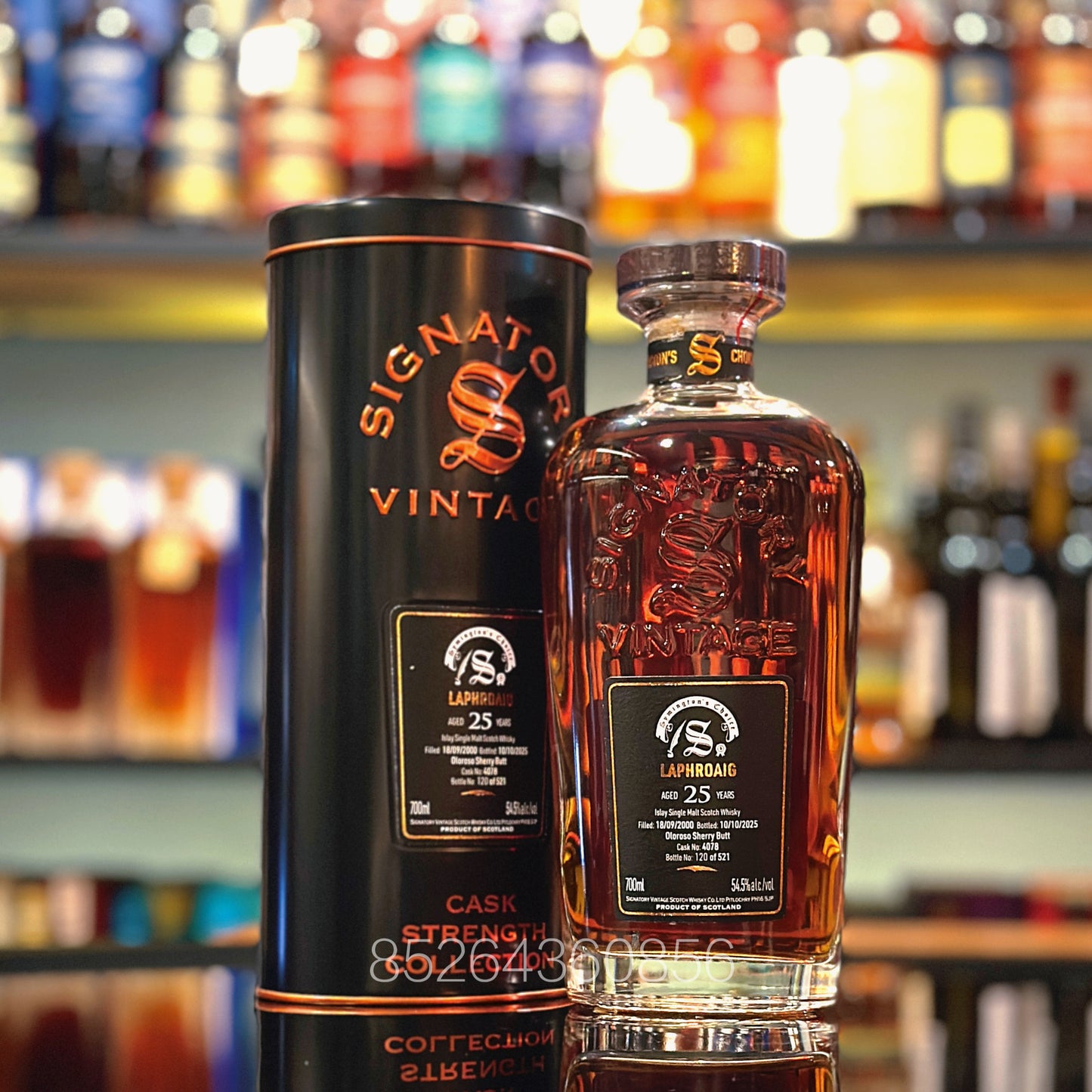 Laphroaig 25 Year Old 2000-2025 Oloroso Sherry Butt #4078 Symington's Choice by Signatory Vintage Single Malt Scotch Whisky