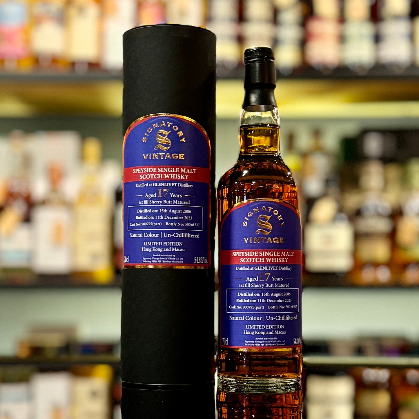 Glenlivet 17 Year Old 2006-2023 Cask #900795 by Signatory Vintage Single Malt Scotch Whisky