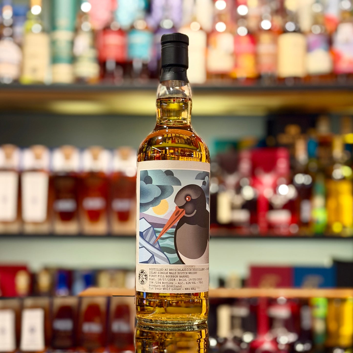 Bruichladdich 14 Year Old 2008-2023 First-fill Bourbon Barrel by Cut Your Wolf Loose Single Malt Scotch Whisky