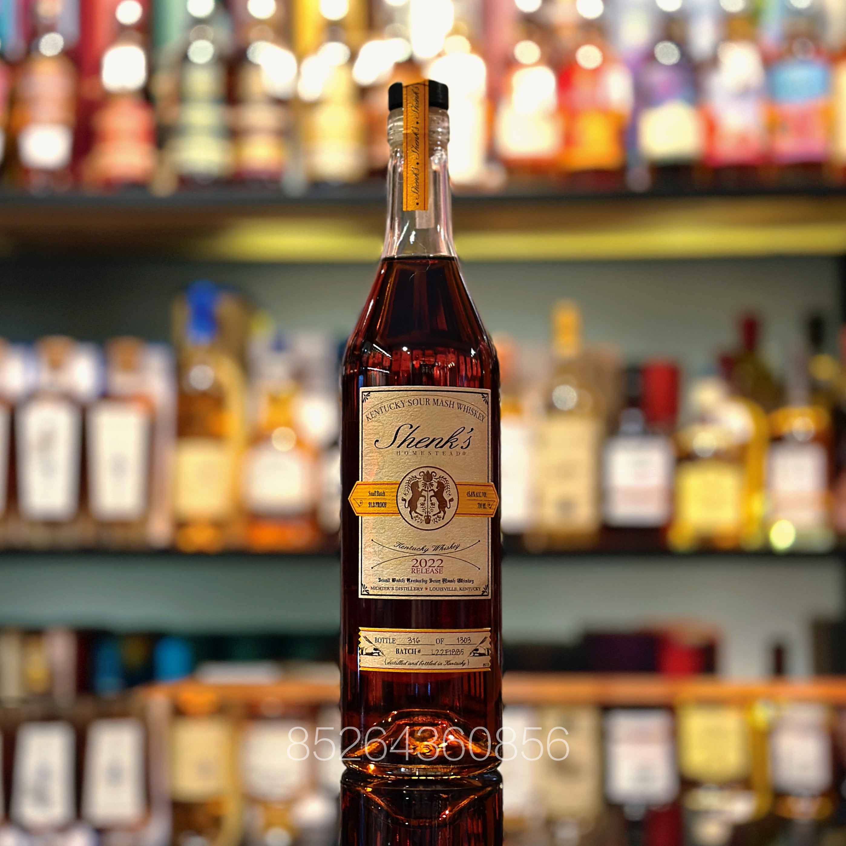 Shenk's Homestead Small Batch #LF22F1885 Kentucky Sour Mash
