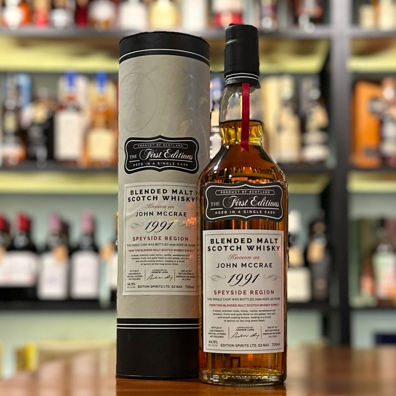 John Mccrae 28 Year Old 1991-2020 Ref: HL17603 by The First Editions Scotch Whisky