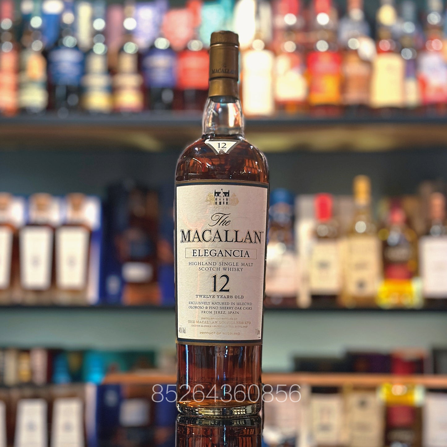 Macallan 12 Year Old Elegancia Single Malt Scotch Whisky (1000ml, No Box)