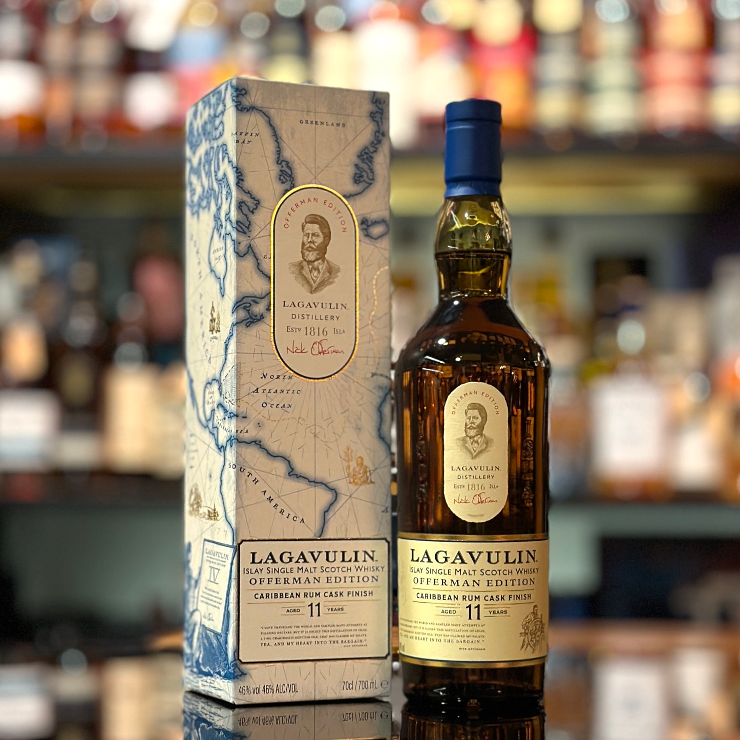 Lagavulin 11 Year Old Offerman 4th Edition Carribean Rum Cask Single Malt Scotch Whisky