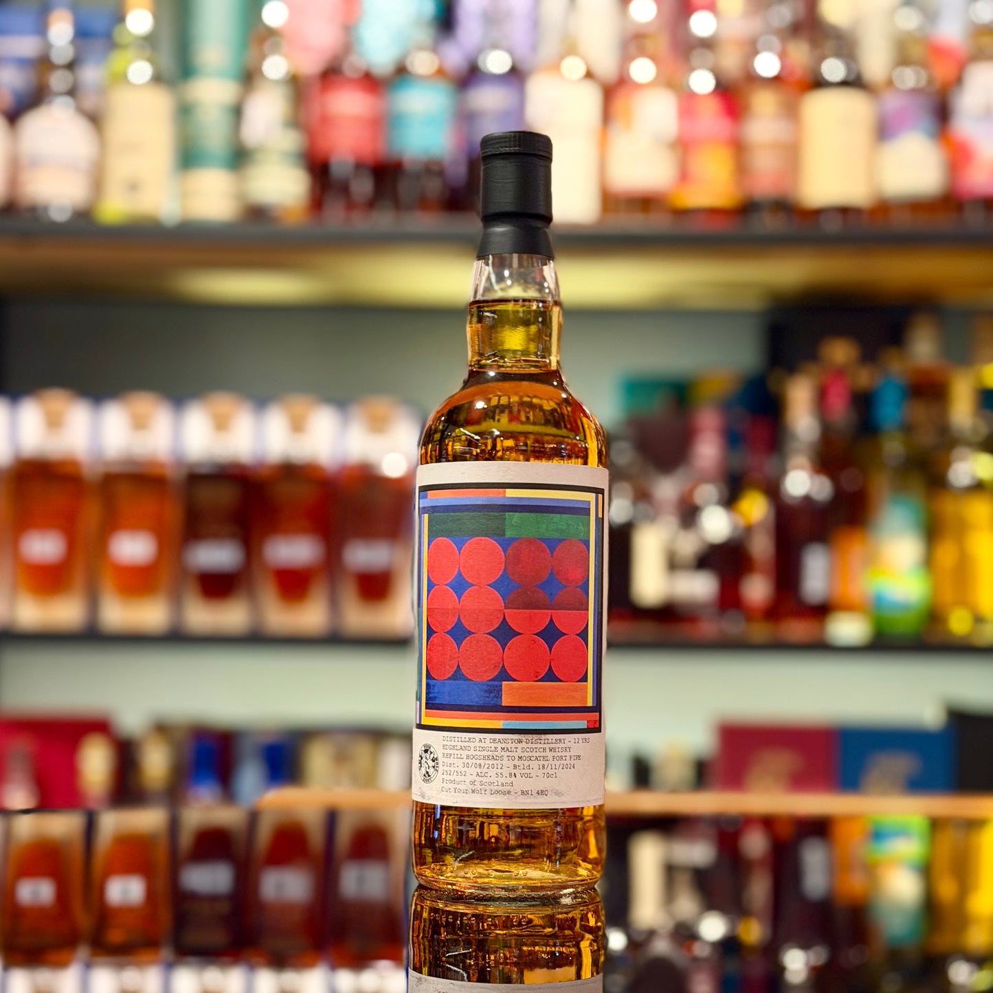 Deanston 12 Year Old 2012-2024 Moscatel Port Pipe Finish by Cut Your Wolf Loose Single Malt Scotch Whisky