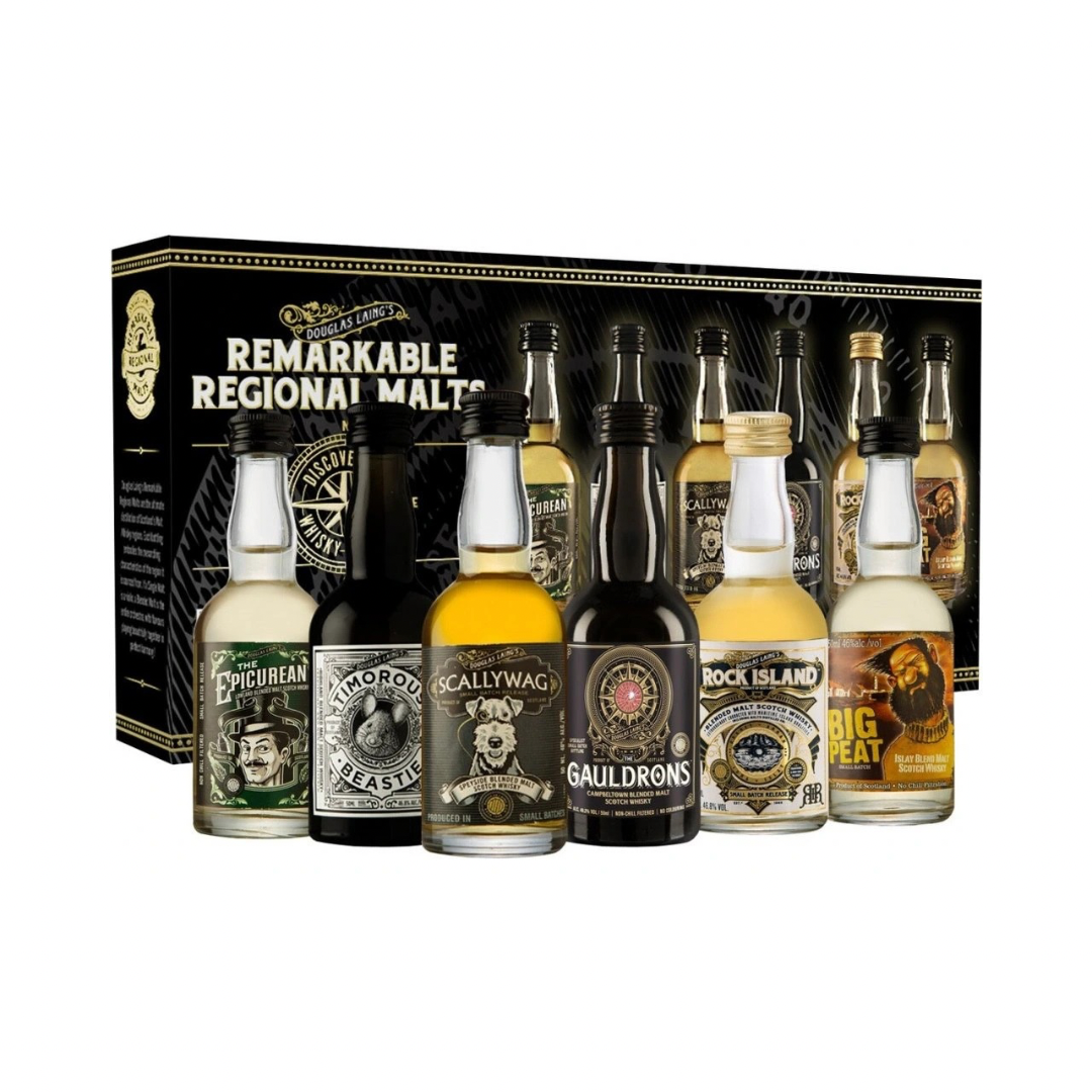 產區麥芽威士忌蘇格蘭調和麥芽威士忌迷你禮包(6 x 50毫升)