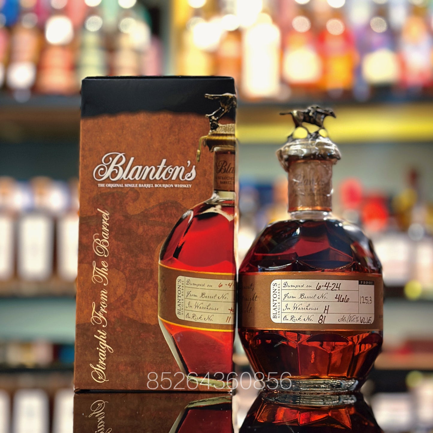 Blanton's Straight From The Barrel #466 Bourbon Whiskey