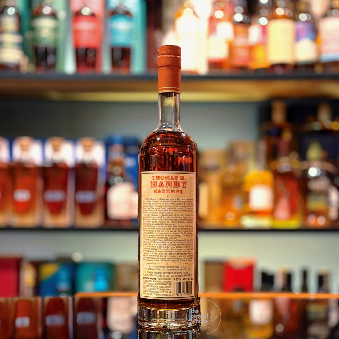 Thomas H. Handy Sazerac Rye Whiskey (2018 Release)