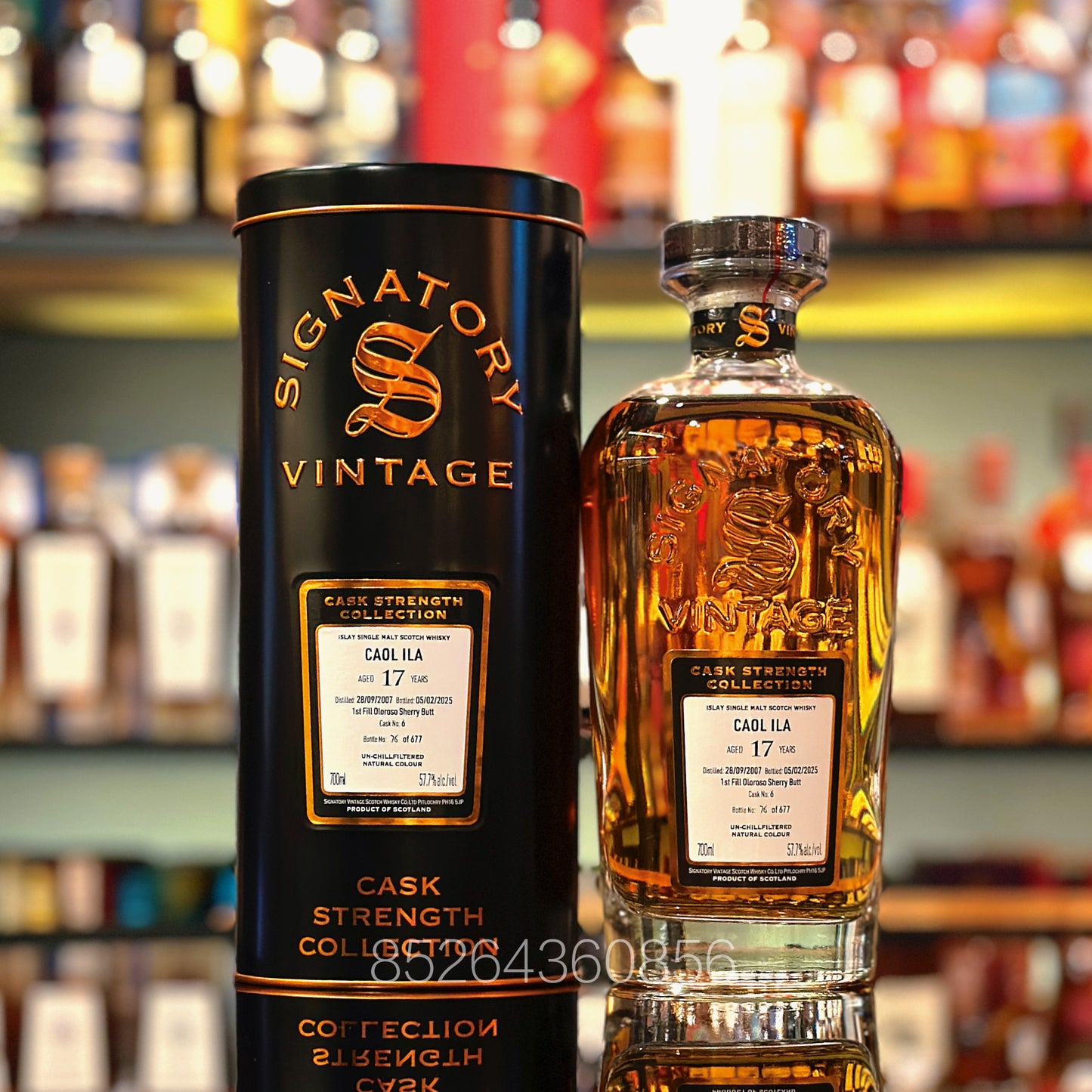 Caol Ila 17 Year Old 2007-2025 First-fill Oloroso Sherry Butt #6 by Signatory Vintage Single Malt Scotch Whisky