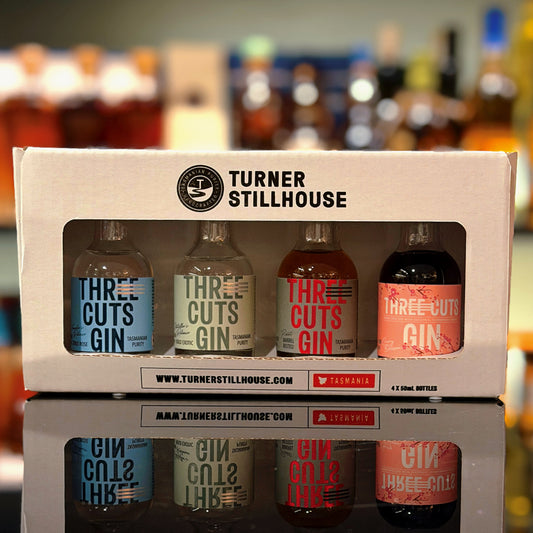 Three Cuts Tasmanian Gin Min Giftpack (4x50ml)