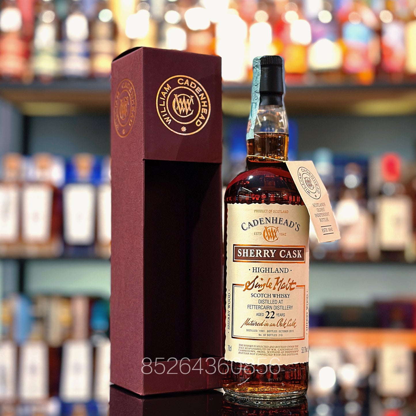Fettercairn 22 Year Old 1993-2015 Sherry Wood by Cadenhead’s Single Malt Scotch Whisky