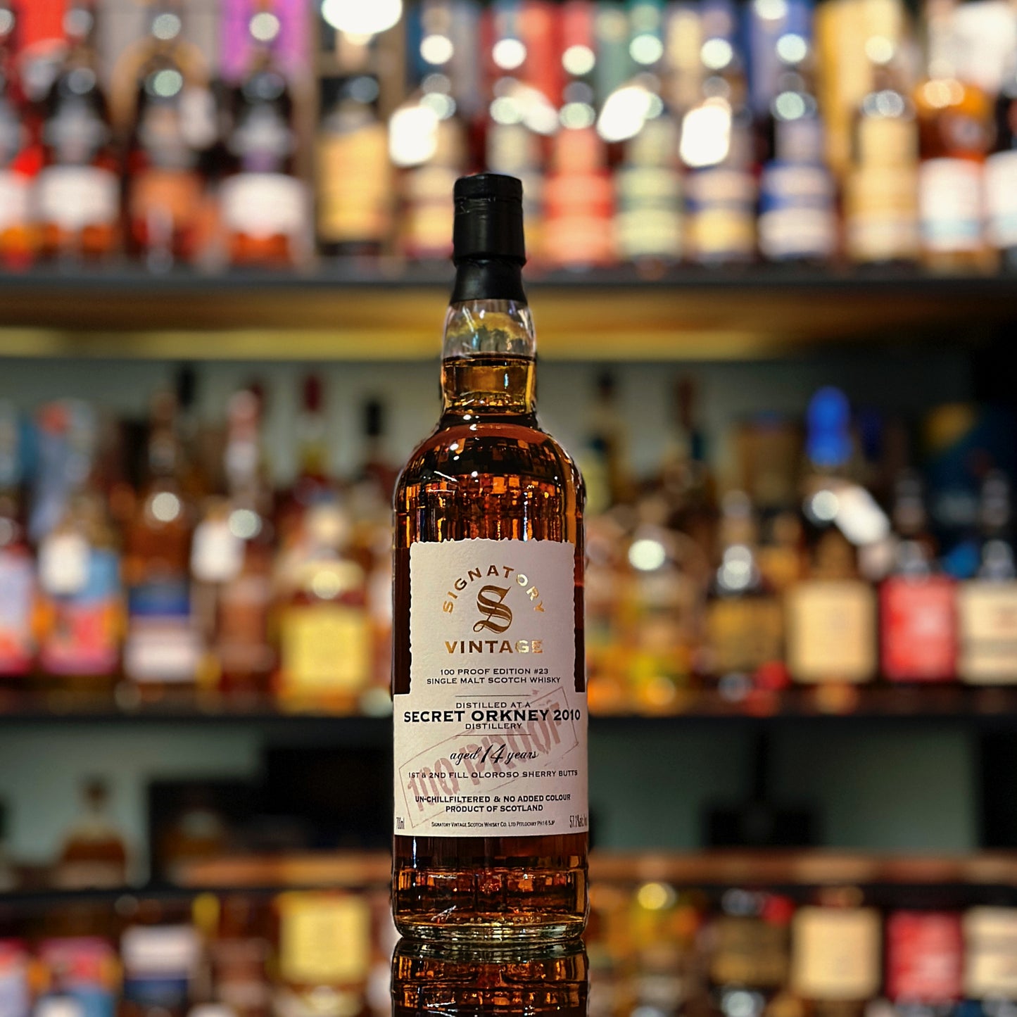 Secret Orkney 14 Year Old 2010 100 Proof Edition #23 by Signatory Vintage Single Malt Scotch Whisky