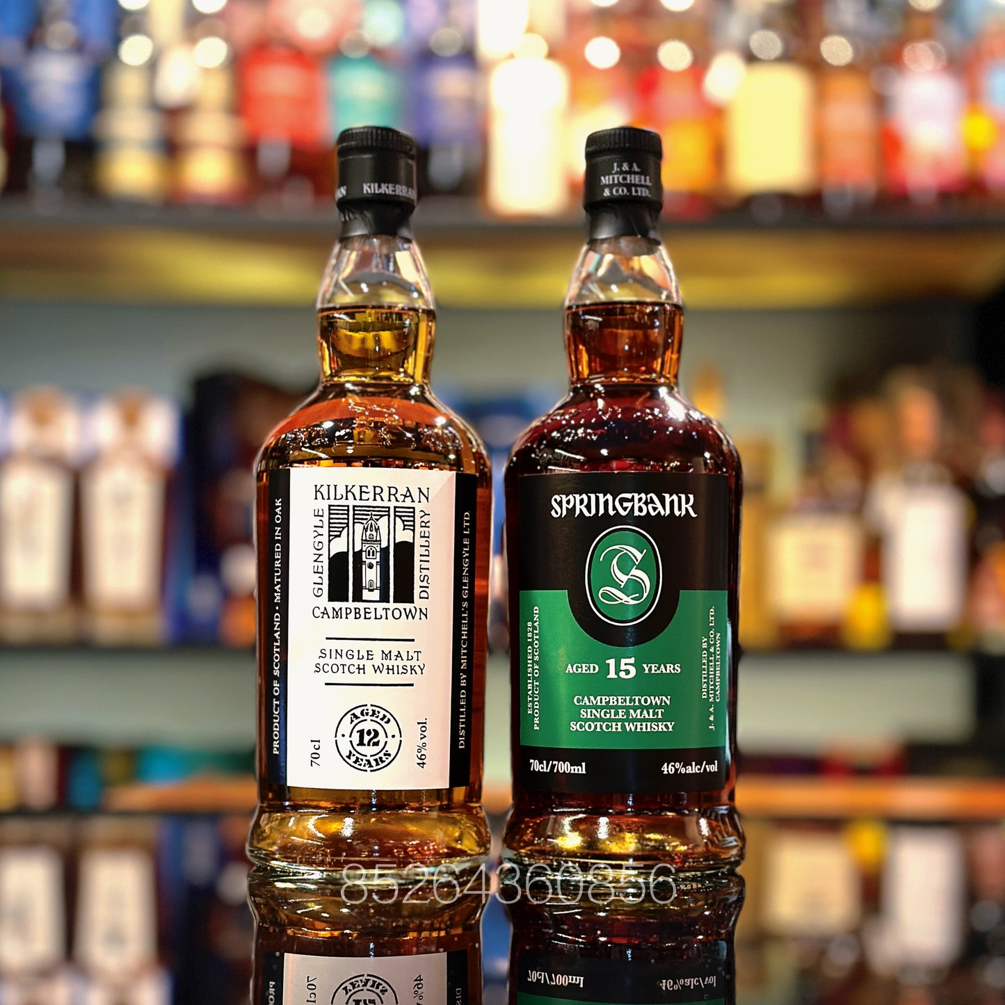 Springbank 15 Year Old and Kilkerran 12 Year Old Single Malt Scotch Whisky Set