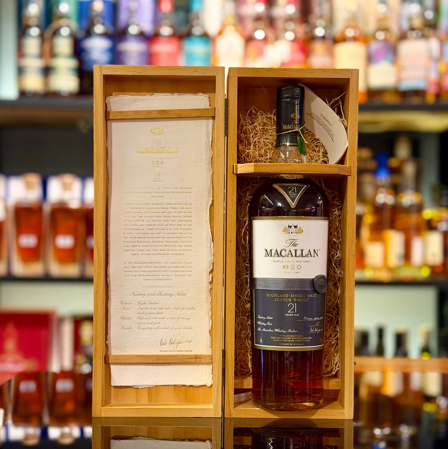 Macallan 21 Year Old Fine Oak Triple Cask Matured Single Malt Scotch Whisky