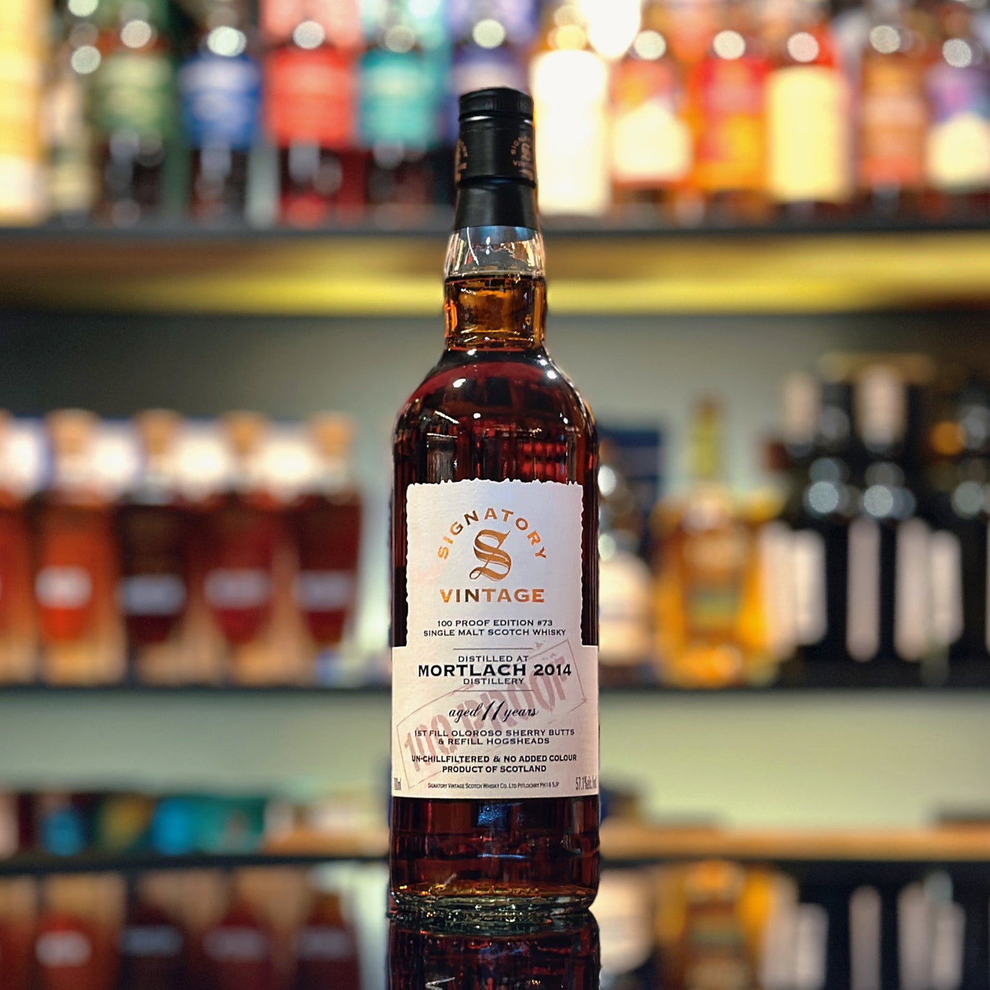 Mortlach 11 Year Old 2014 100 Proof Edition #73 by Signatory Vintage Single Malt Scotch Whisky