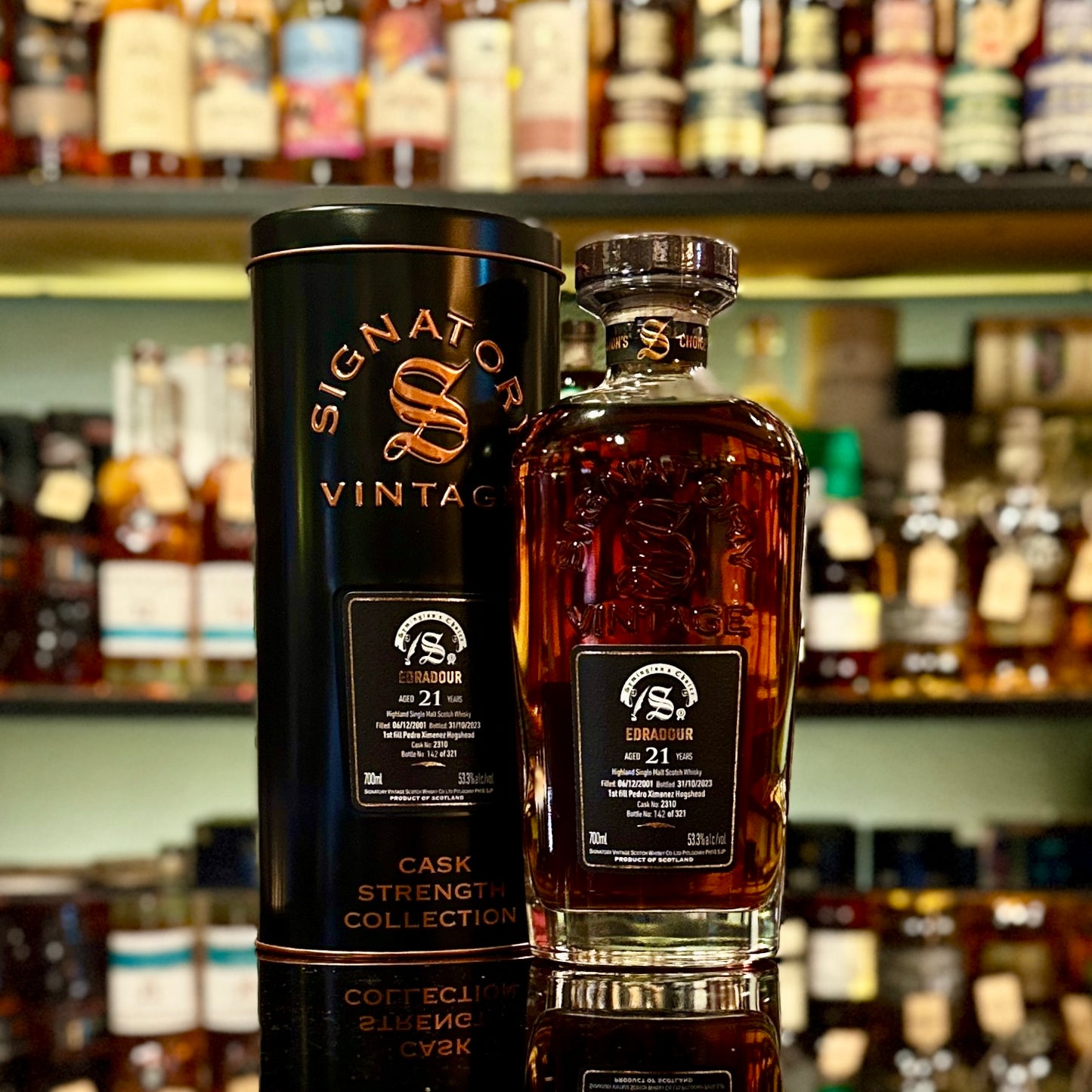에드라두르 21년산 2001-2023 퍼스트필 페드로 히메네스 호그스헤드 #2310 시그너터리 빈티지 싱글 몰트 스카치 위스키 시밍턴스 초이스