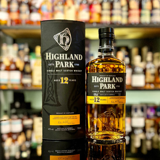 Highland Park 12 Year Old Single Malt Scotch Whisky (Old Packaging)