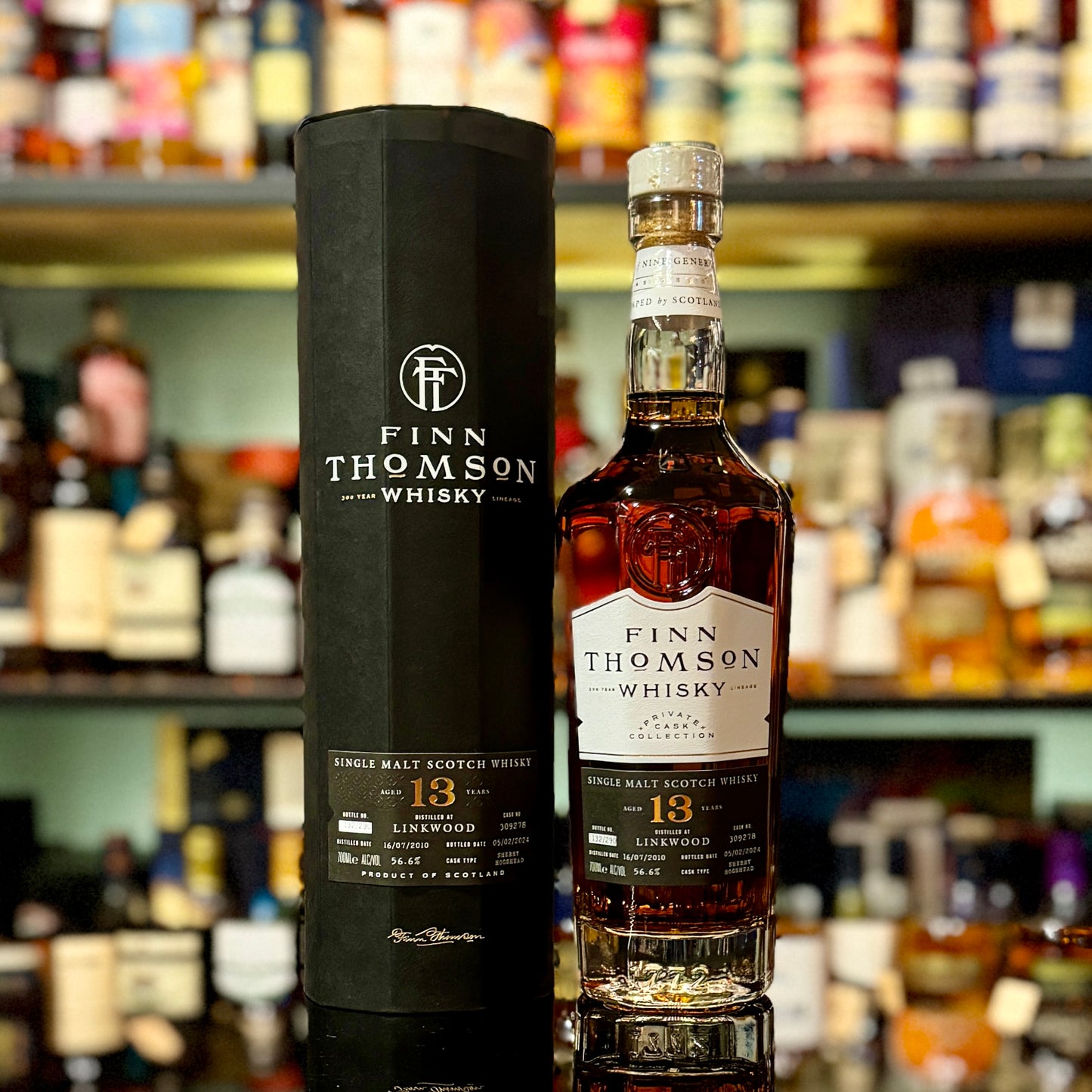 Linkwood 13 Year Old 2010-2024 Sherry Hogshead #309278 by Finn Thomson Single Malt Scotch Whisky