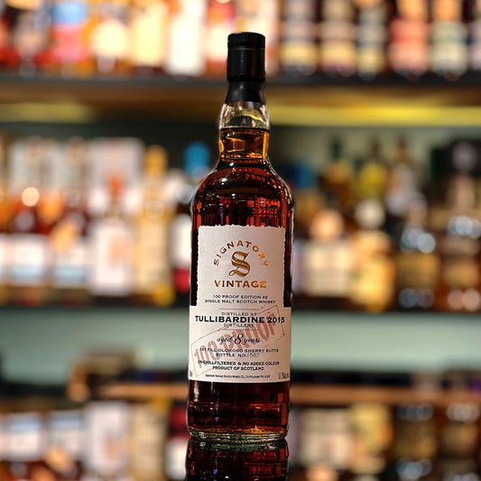 Tullibardine 8 Year Old 2015 100 Proof Edition by Signatory Vintage Single Malt Scotch Whisky