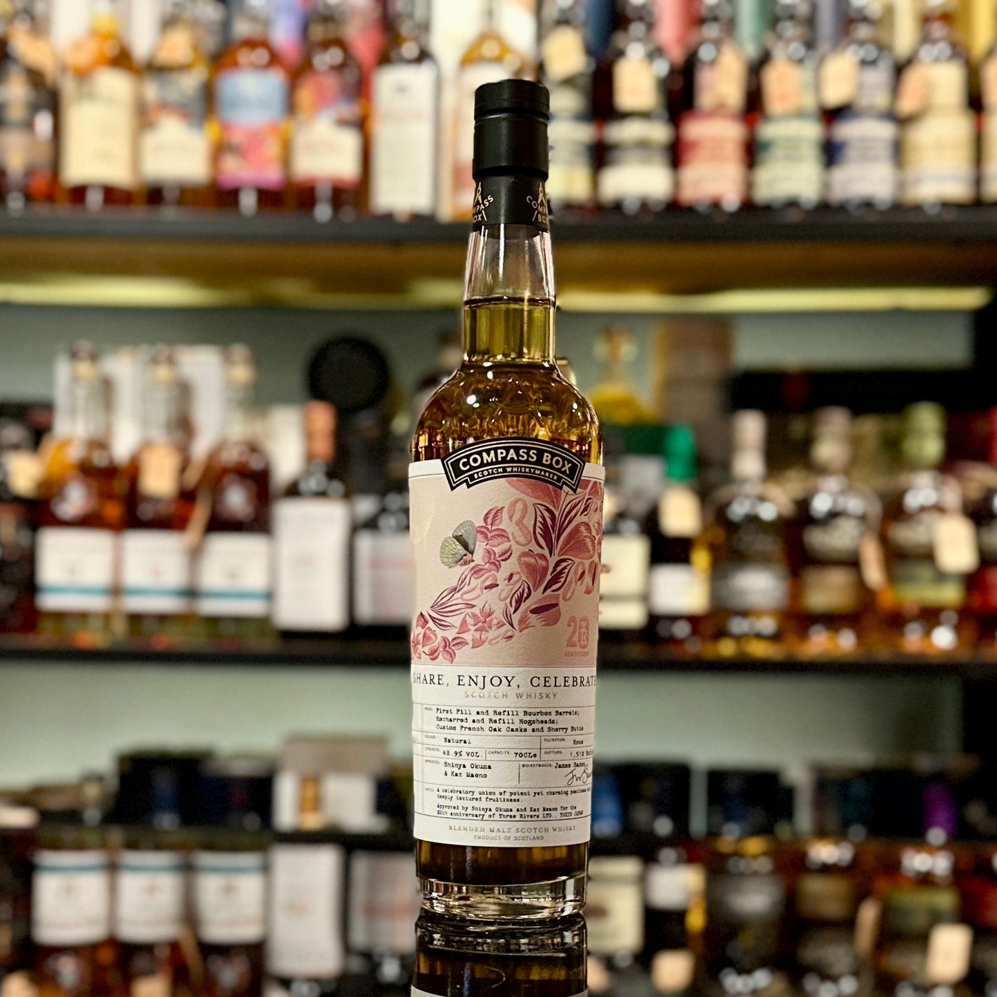 威海指南針「分享、享受、慶祝」日本Three Rivers 20週年調和威士忌