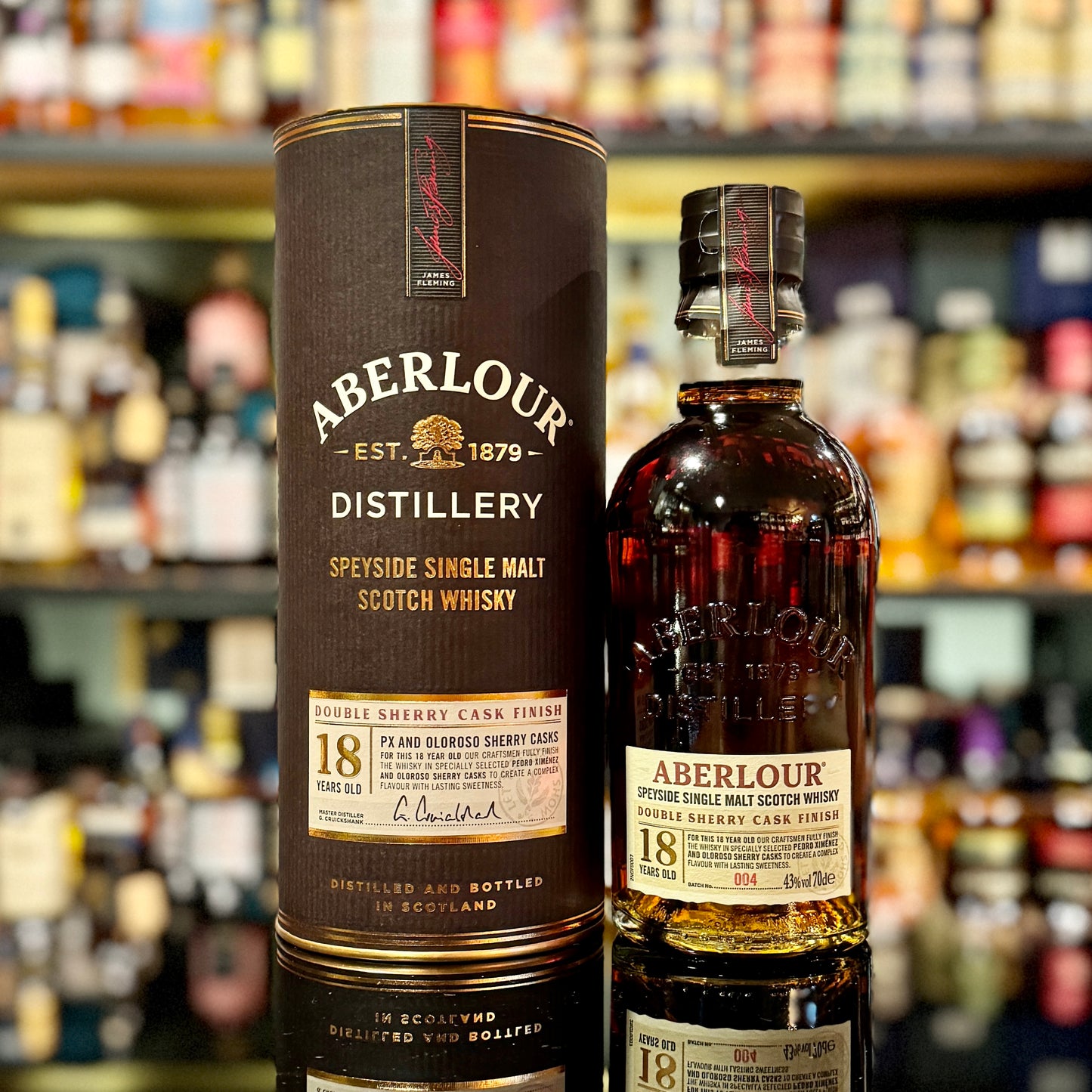 Aberlour 18 Year Old Double Sherry Cask Finish Single Malt Scotch Whisky (Batch 004)