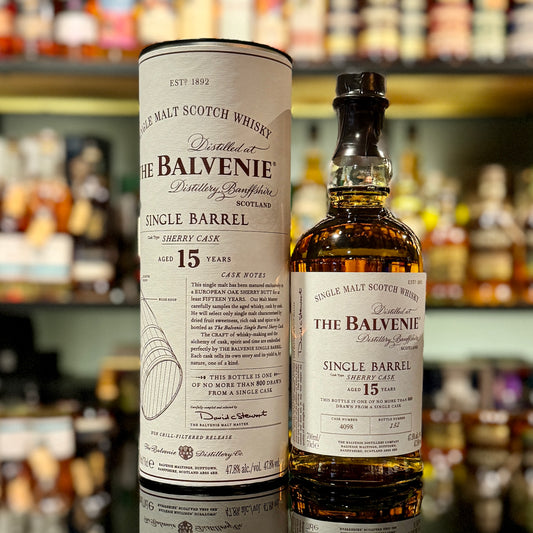 Balvenie 15 Year Old Single Barrel #4098 Single Malt Scotch Whisky