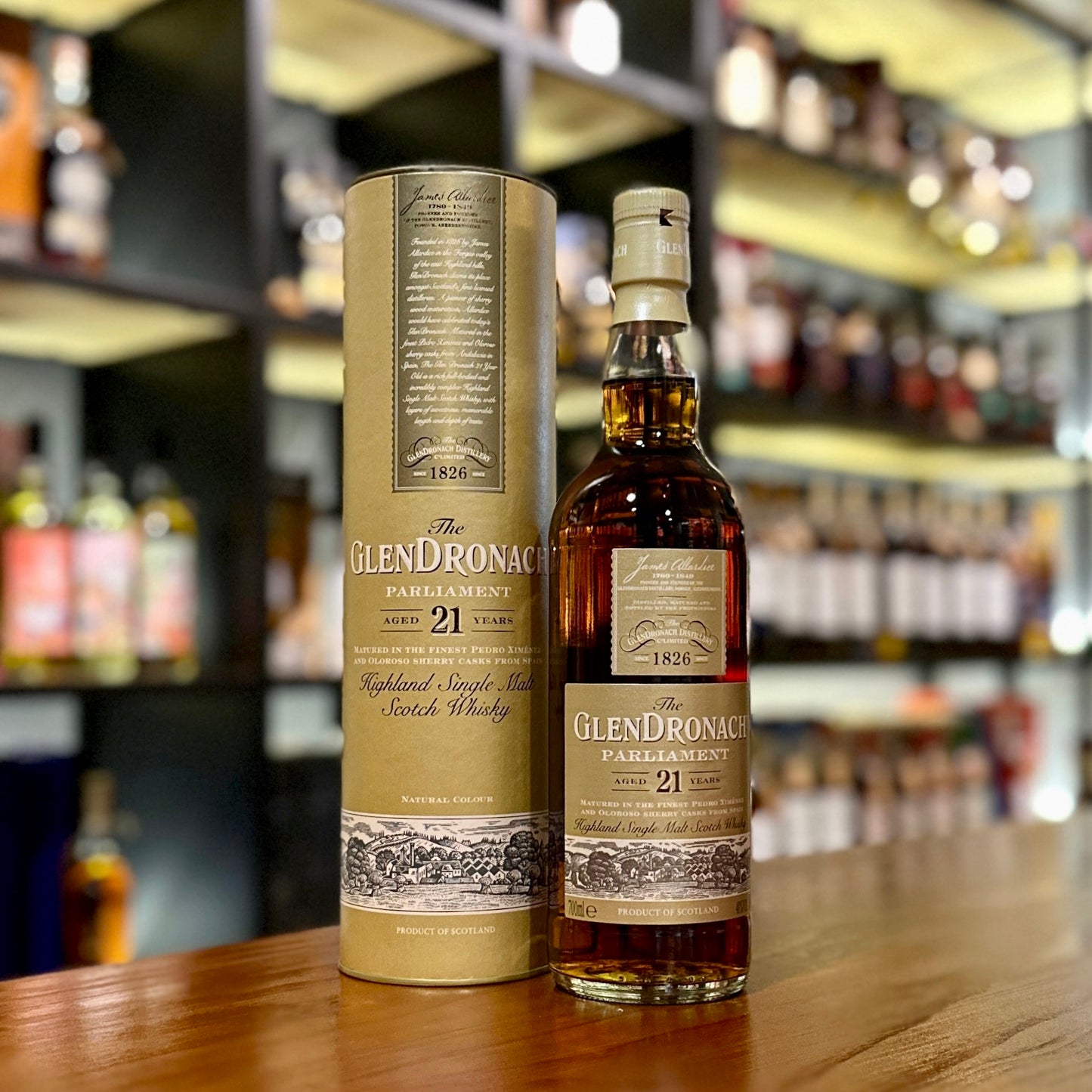 GlenDronach 21 Year Old "Parliament" Single Malt Scotch Whisky (2021 Release)