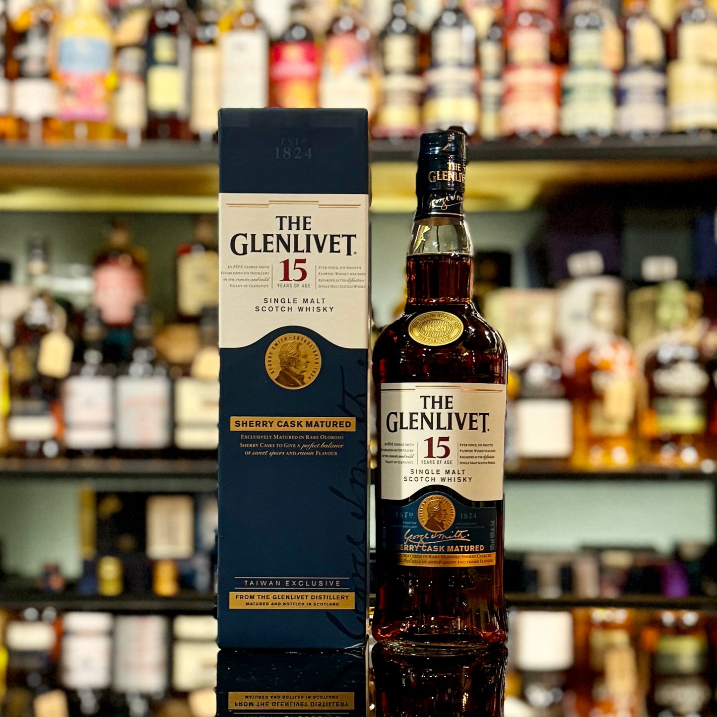 Glenlivet 15 Year Old Sherry Cask Single Malt Scotch Whisky