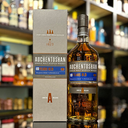 Auchentoshan 18 Year Old Single Malt Scotch Whisky (Old Packaging)