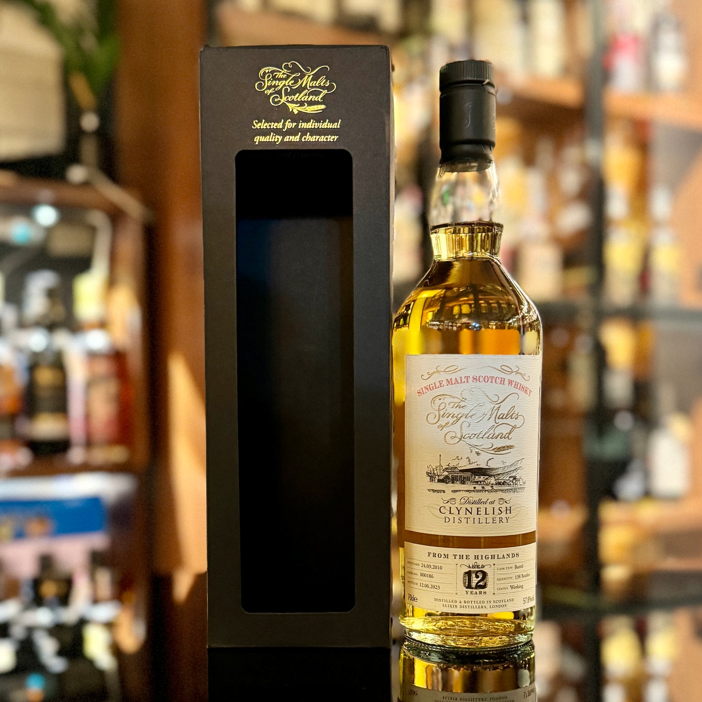 클라이넬리시 12년산 2012-2023 Elixir Distillers의 스코틀랜드 싱글 몰트 싱글 몰트 스카치 위스키