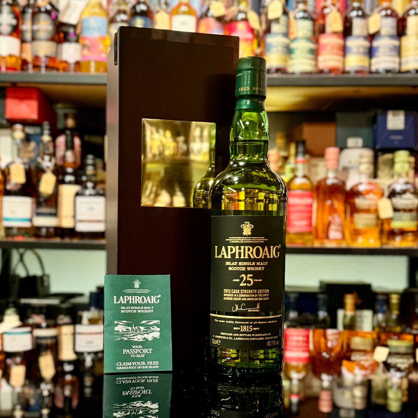 Laphroaig 25 Year Old Cask Strength Edition Single Malt Scotch Whisky (2013 Release)