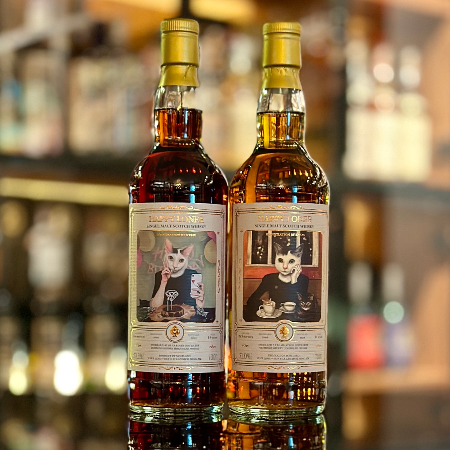 Club Qing「Happy Loner #1 & #2」蘇格蘭單一麥芽威士忌套裝