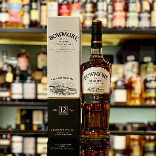 Bowmore 12 Year Old Single Malt Scotch Whisky (Old Packaging)