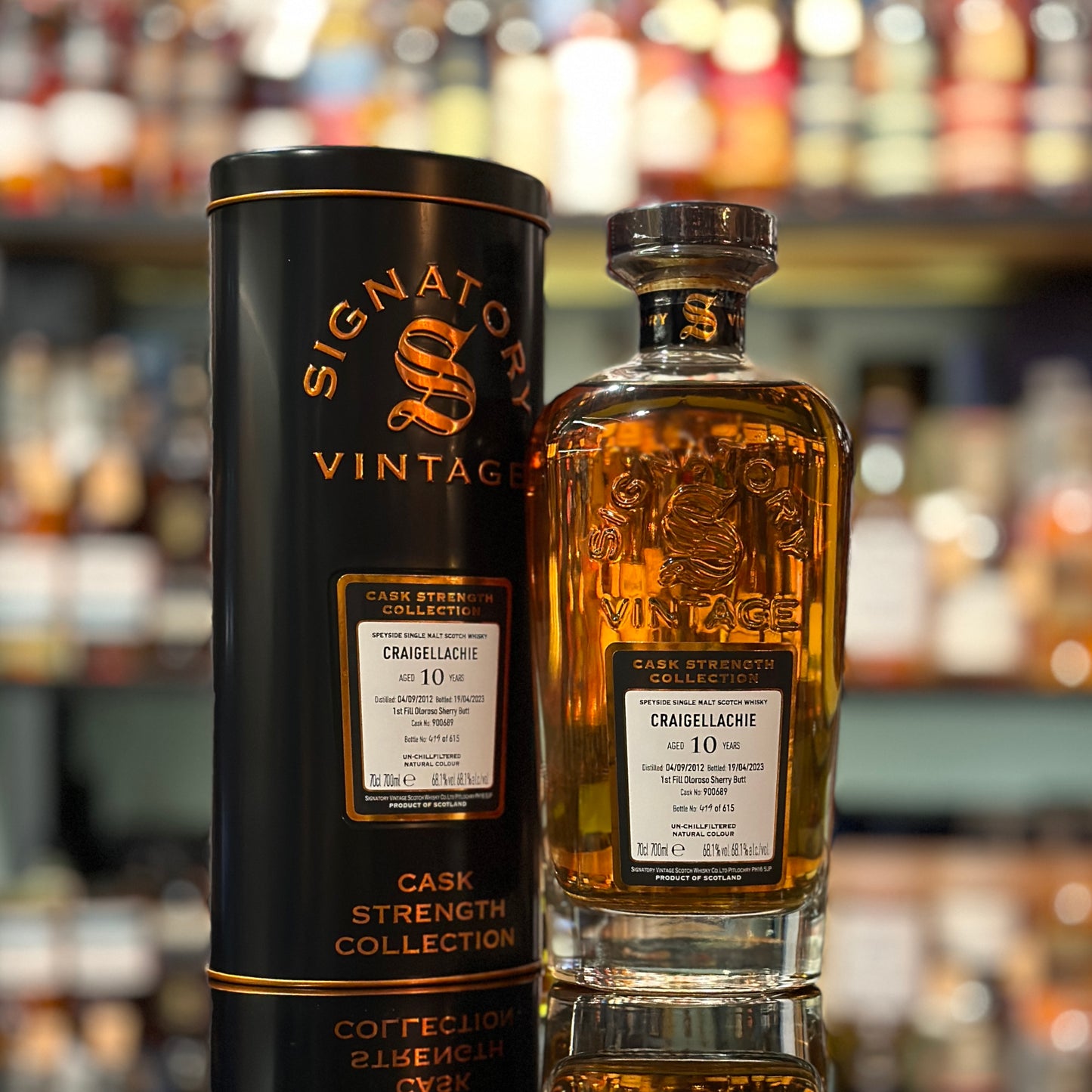 Craigellachie 10 Year Old 2013-2023 First-fill Oloroso Sherry Butt #900689 by Signatory Vintage Single Malt Scotch Whisky