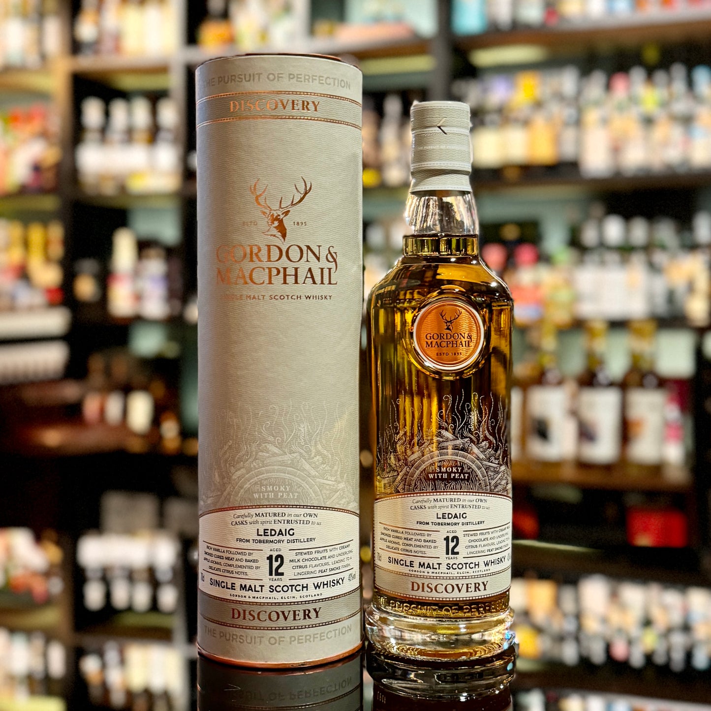 Ledaig 12 Year Old “Discovery Series - Smoky” by Gordon & MacPhail Single Malt Scotch Whisky